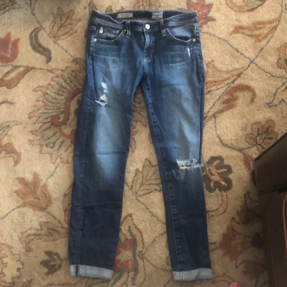 ag stilt cigarette roll up jeans AG The Stilt Rollup cigarette roll-up 27 jeans